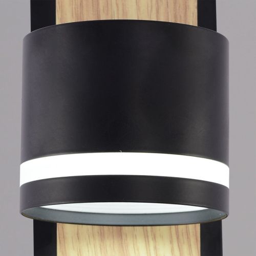Бра Reluce 22540-0.2-01 BK+WOOD - фото 2