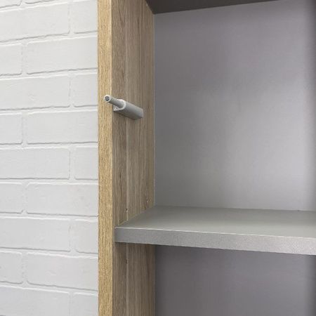 Шкаф-пенал Comforty Таллин 00-00009971CF 30х110 подвесной цвет белый/бежевый