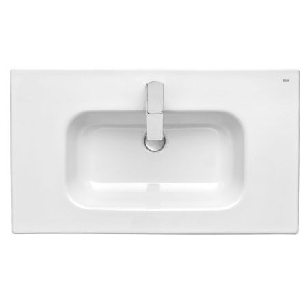 Раковина из сантехнического фарфора Aquaton VICTORIA NORD 732799C000 80х50 накладная цвет белый 1 отверстие под смеситель