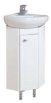 Тумба под раковину Onika Малютка 103301 40х30 напольная цвет белый