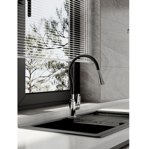 Смеситель для кухни Splenka S41 S41.43 на мойку хром - фото 4