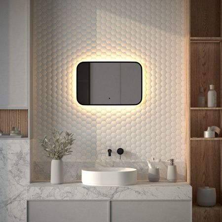 Зеркало с подсветкой Defesto AURA DF 2972RH 60х40 подвесное