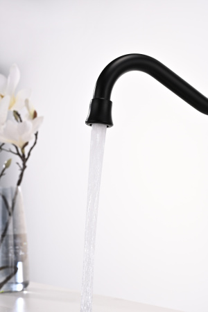 Смеситель для кухни Paulmark RETRO Re213226-AN на мойку черный