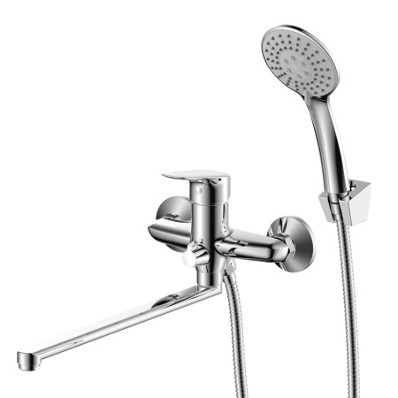 Смеситель для ванны WesnaArt Astra AST19-320 настенный хром