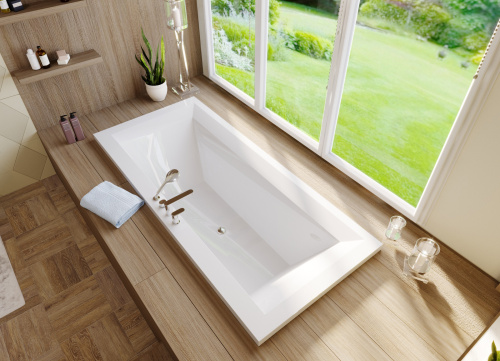 Ванна из литьевго мрамора Эстет Стелла ФР-00014624 180х80 пристенная прямоугольная - фото 4