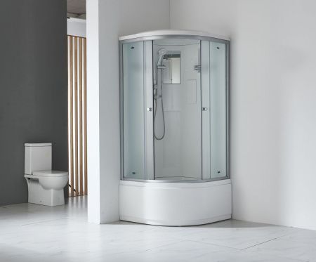 Душевая кабина Timo Standart T-5590-T-CT55 90х90 четверть круга с крышей ориентация универсальная