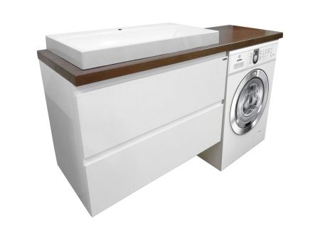 Тумба с раковиной Эстет Malibu Luxe ФР-00007116 90х50 подвесная цвет белый