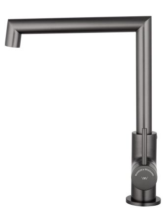 Смеситель для кухни Wonzon & Woghand WW-L1005-BGG на мойку серый