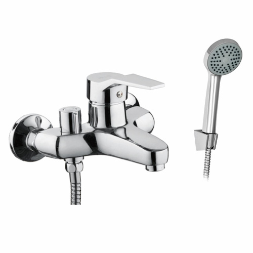 Смеситель для ванны D-Lin D130403-6 настенный хром - фото 2