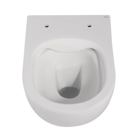 Унитаз подвесной Abber Bequem AC1100MW белый матовый с сиденьем микролифт безободковый каскадный смыв