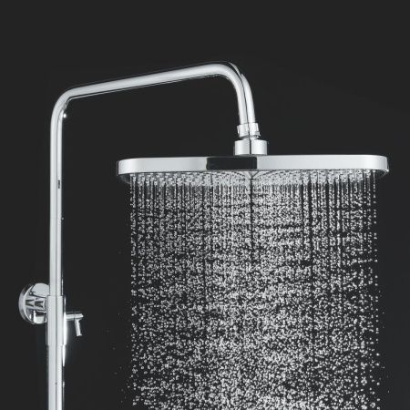 Душевая стойка Shevanik S6236 настенная цвет хром
