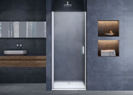 Душевая дверь Vincea Alpha VDP-3AL700MT 70х195 стекло текстурное профиль хром