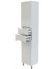 Шкаф-пенал Orange TOPLINE-Rio PR40-05KR 40х190 напольный цвет белый