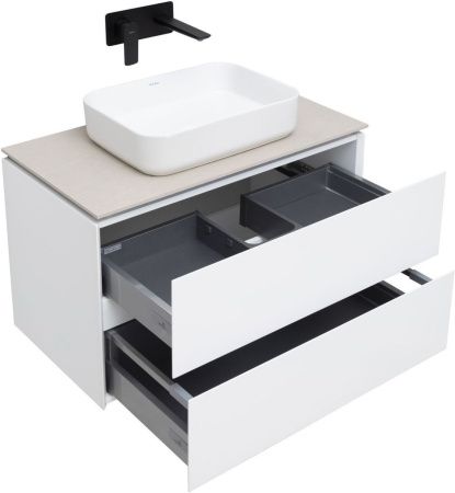 Тумба под раковину Allen Brau Infinity 1.21001.WM 80х50 подвесная цвет белый