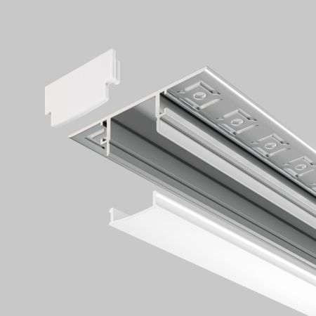 Алюминиевый профиль встраиваемый скрытого монтажа Maytoni Led Strip ALM-6114-S-2M