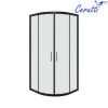 Душевой уголок Cerutti SPA VIVA90B N 90х90 стекло прозрачное профиль черный без поддона