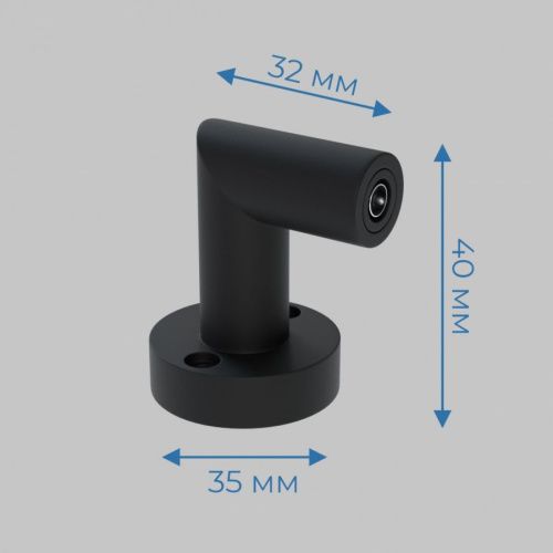 OUT-соединитель IMEX Thin and Smart (Тхин анд Смарт) IL.0060.4005-BK - фото 2