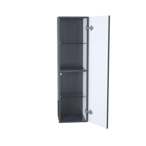 Шкаф-пенал Iddis Bild BIL30G0i97 30х110 подвесной цвет серый - фото 3