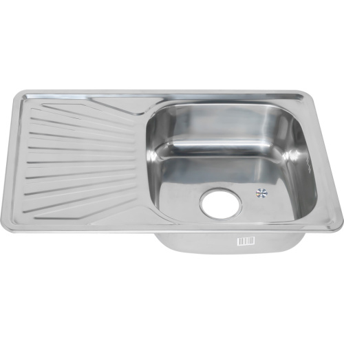Кухонная мойка Melana 123 t (*10) 78x48 цвет хром - фото 4