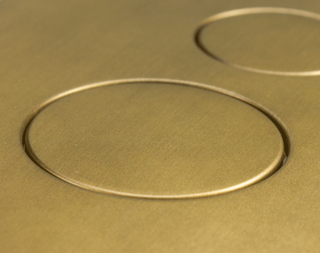 Клавиша смыва механическая KK POL M11 SPP/038/BR/K цвет бронза