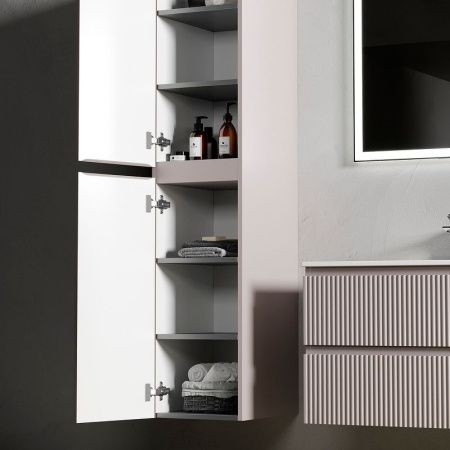 Шкаф-пенал Sancos SNOB R PSNR35SM 40х170 подвесной цвет коричневый