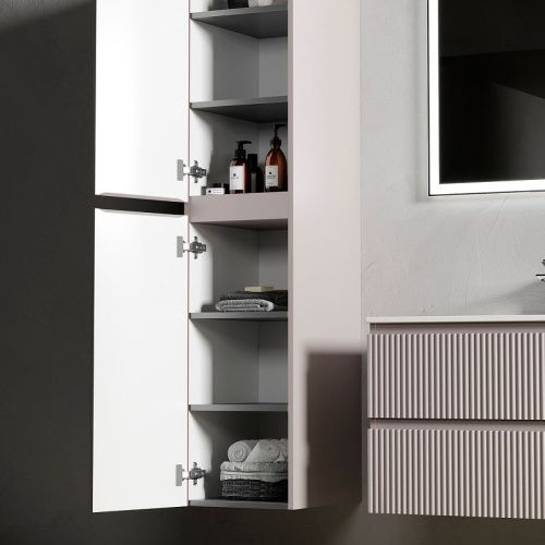 Шкаф-пенал Sancos SNOB R PSNR35SM 40х170 подвесной цвет коричневый - фото 2