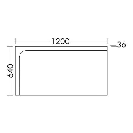 Зеркало Burgbad Sinea SICL120 L 60х120 подвесное