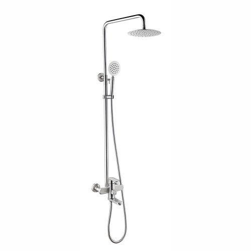 Душевая стойка Fashun A52401 настенная цвет сатин - фото 2