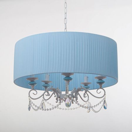 Люстра подвесная Abrasax Christel (Цхристел) L.8303-5CREAM/G-SHADE