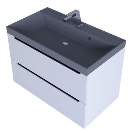 Тумба с раковиной Uperwood Tanos-Classic Quartz 3930421702 80х50 цвет белый