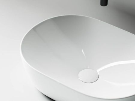 Раковина из сантехнического фарфора Ceramica Nova ELEMENT CN5010 50х40 накладная цвет белый без отверстий под смеситель