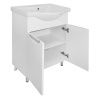 Тумба с раковиной Azario Стиль CS00070300 60х30 напольная цвет белый