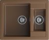 Кухонная мойка Granfest Quadro Q-610K терракот 60х50 цвет коричневый поверхность матовая