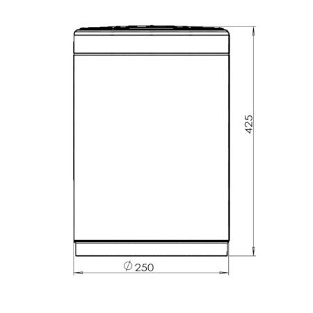 Ведро мусорное Java S-882-12L