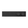 Смеситель для душа Gessi Hi-Fi 63014#299 встраиваемый в стену черный с термостатом (внешняя часть)