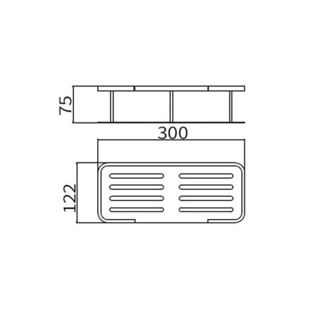 Полка в ванную комнату Fashun A5336