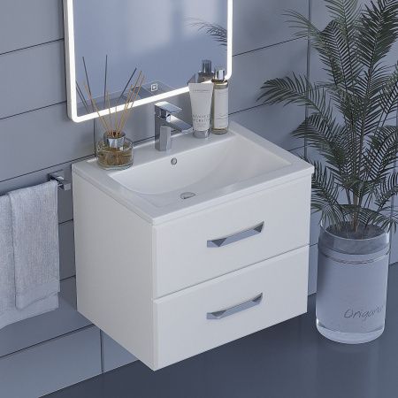 Тумба с раковиной Uperwood Foster 291020529 60х40 цвет белый