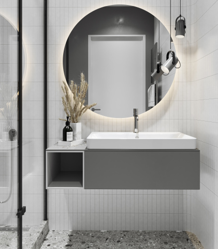 Раковина Santek Адриана 71 см WH501628 накладная цвет белый - фото 5