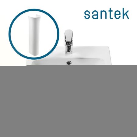 Раковина из сантехнического фарфора Santek Нео WH302186 60х40 накладная цвет белый