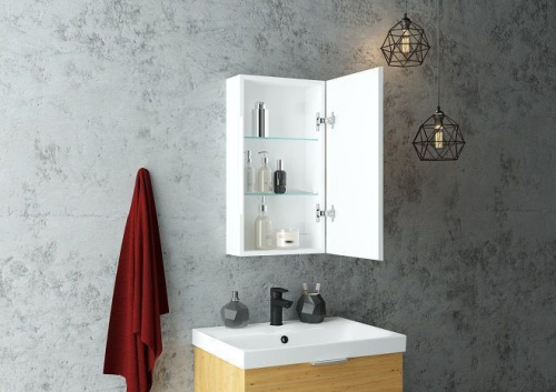 Зеркало-шкаф Art&Max TECHNO AM-Tec-350-650-1D-R-DS-F 35х65 - фото 2
