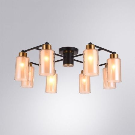 Люстра потолочная Arte Lamp Leo (Лео) A7027PL-8BK