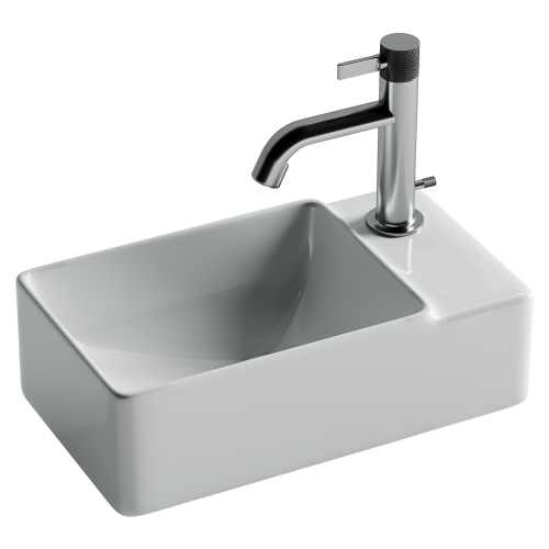Раковина Ceramica Nova ELEMENT 40 см CN5045 подвесная цвет белый - фото 4