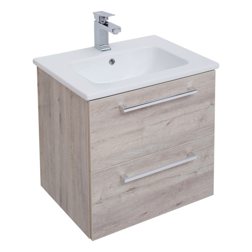 Тумба под раковину Dreja Gio 77.0102D 58х55х46 подвесная цвет дуб кантри - фото 4