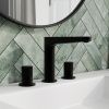 Смеситель для раковины Wasserkraft Fulda 5200 5235 встраиваемый в стену черный