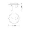 Светильник потолочный Escada 20022led 20022SMA/01LED SWH