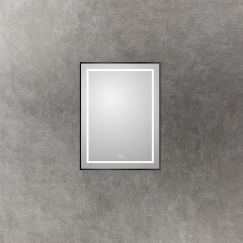 Зеркало BelBagno Kraft SPC-KRAFT-600-800-LED-TCH-WARM-NERO 60х80 - фото 3