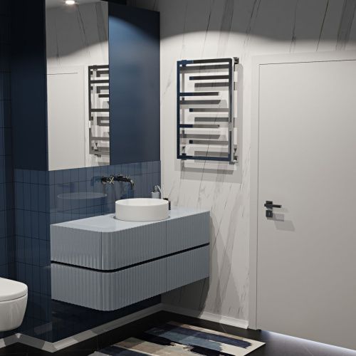 Полотенцесушитель Indigo Delos DGD80-50Rt 53х80 электрический хром - фото 5