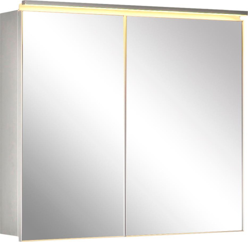 Зеркало-шкаф De Aqua Алюминиум 00261752 80х14х77 подвесной - фото 2 Зеркало-шкаф De Aqua Алюминиум 00261752 80х14х77 подвесной - фото 2