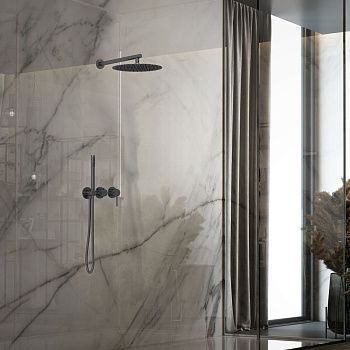 Душевая система Vincea VSFW-4G01GM встраиваемая в стену с термостатом