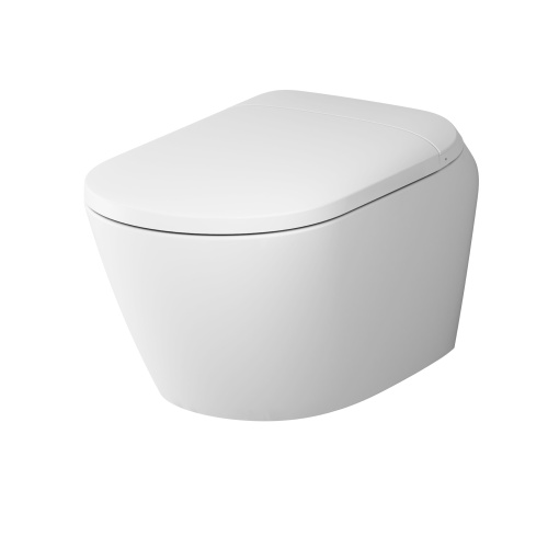 Унитаз подвесной Am.Pm Sensation CCC301700SC белый с сиденьем микролифт безободковый каскадный смыв - фото 2